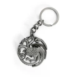 Game of Thrones - Targaryen Wappen Schlüsselanhänger antik
