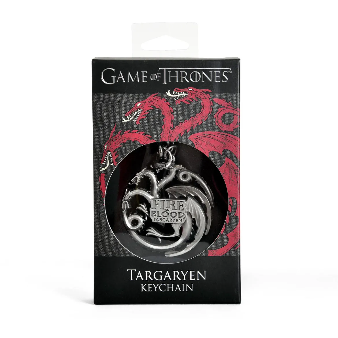Game of Thrones - Targaryen Wappen Schlüsselanhänger antik