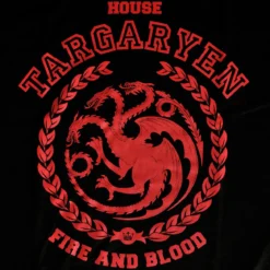 Game of Thrones - Targaryen Wappen T-Shirt schwarz