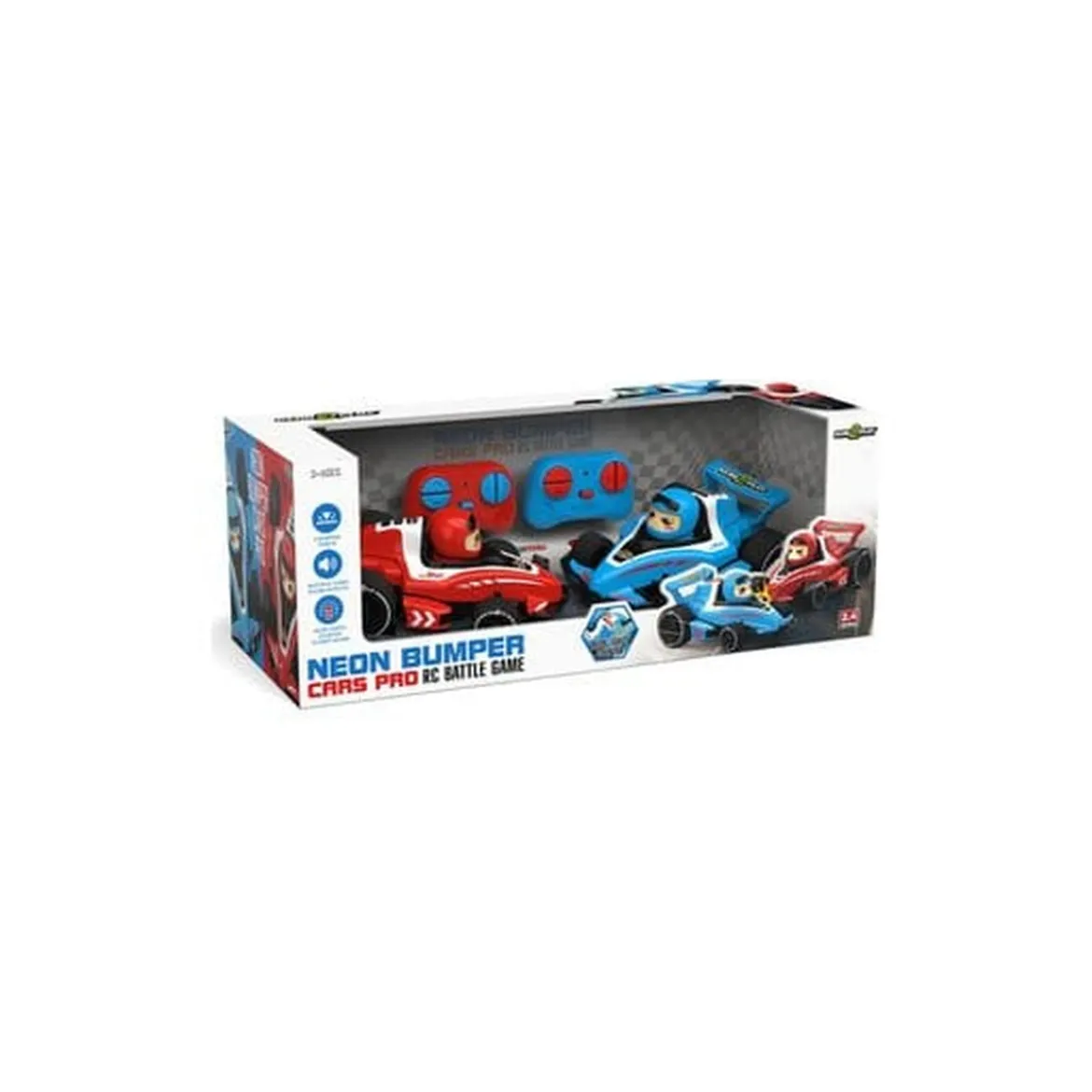 Gear2Play Fahrzeug RC Spiel Neon Bumper Cars Pro