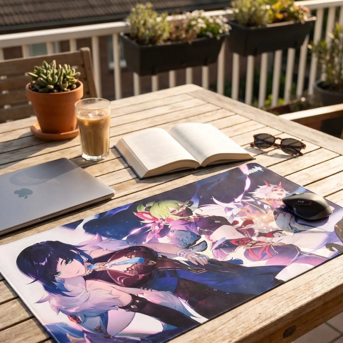 Genshin Impact - Yelan, Kuki Shinobu und Arataki Itto Mousepad