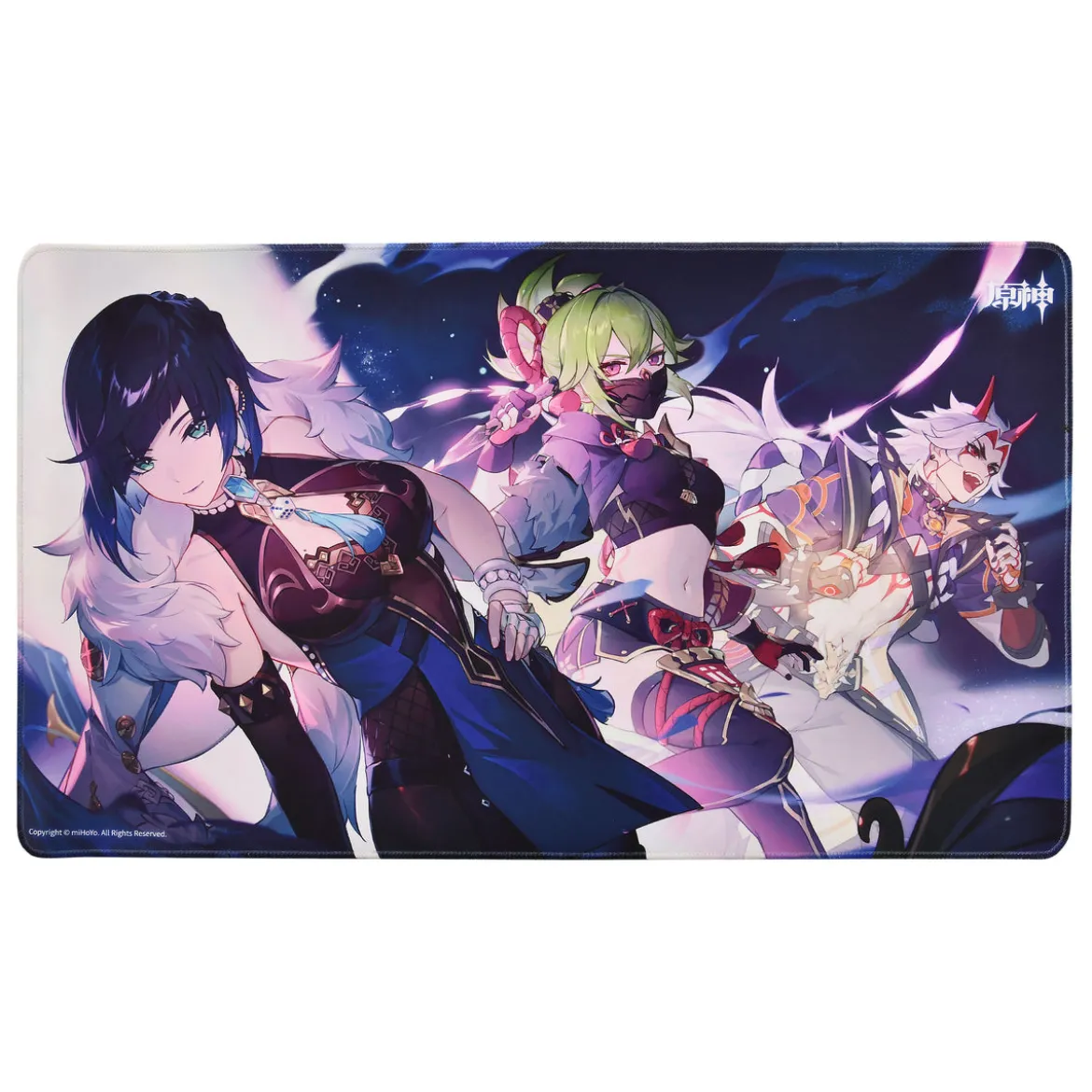 Genshin Impact - Yelan, Kuki Shinobu und Arataki Itto Mousepad