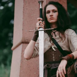 Geralt von Riva Stahlschwert Replik mit Scheide für Witcher Fans