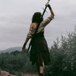 Geralt von Riva Stahlschwert Replik mit Scheide für Witcher Fans