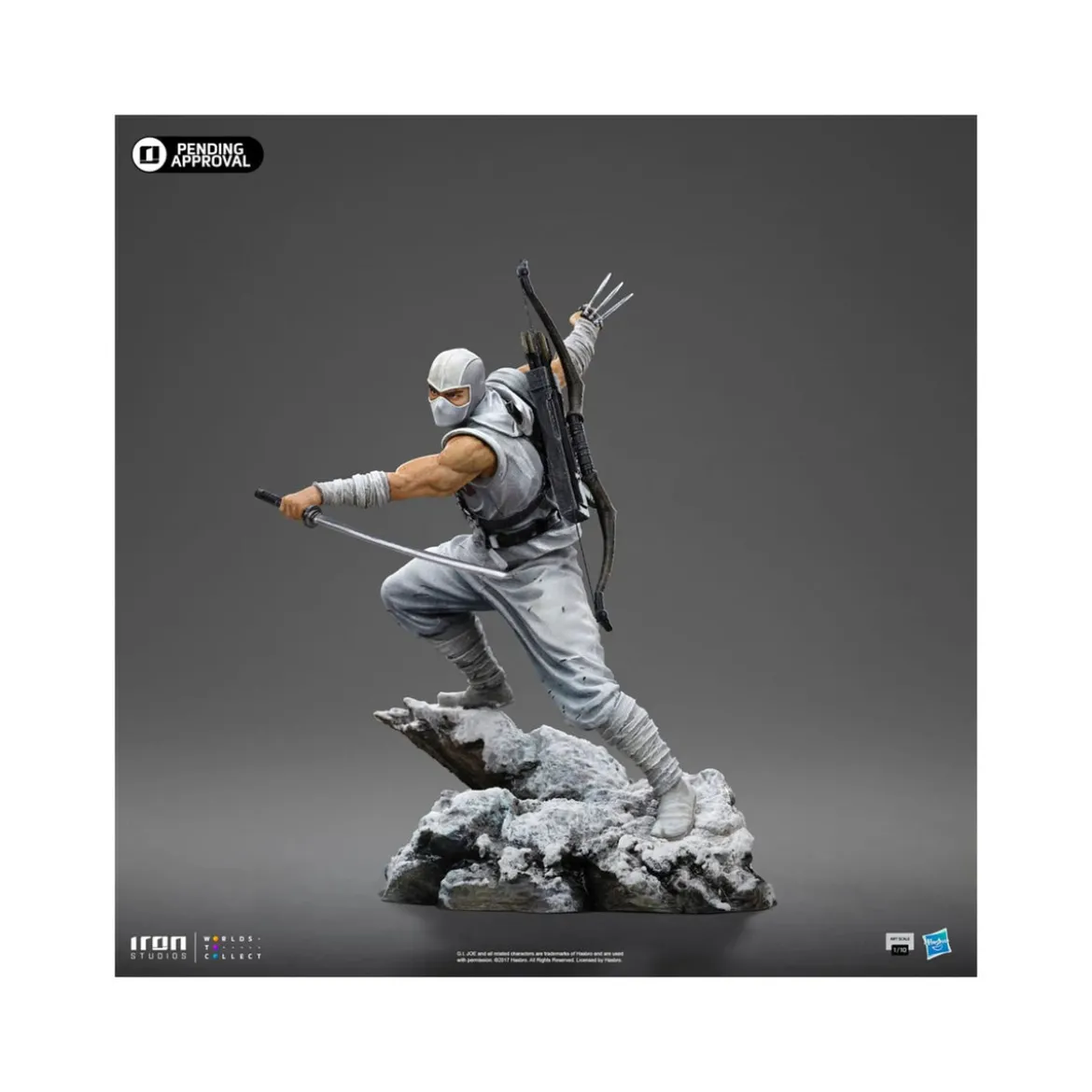 GI Joe Art Scale Statue 1/10 Storm Shadow 23 cm