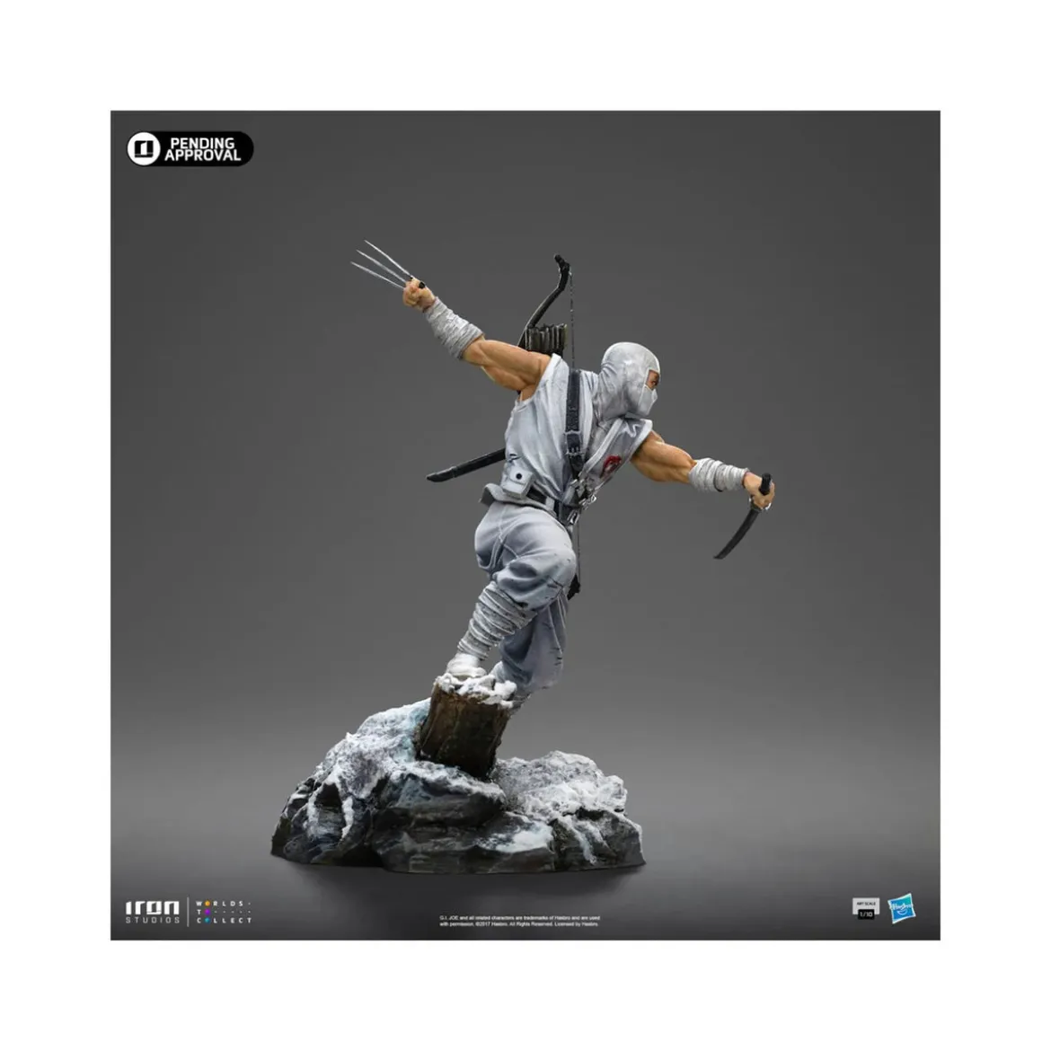 GI Joe Art Scale Statue 1/10 Storm Shadow 23 cm