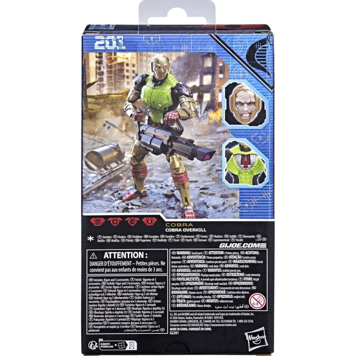 G.I. Joe Classified Series Actionfigur #201 Cobra Overkill