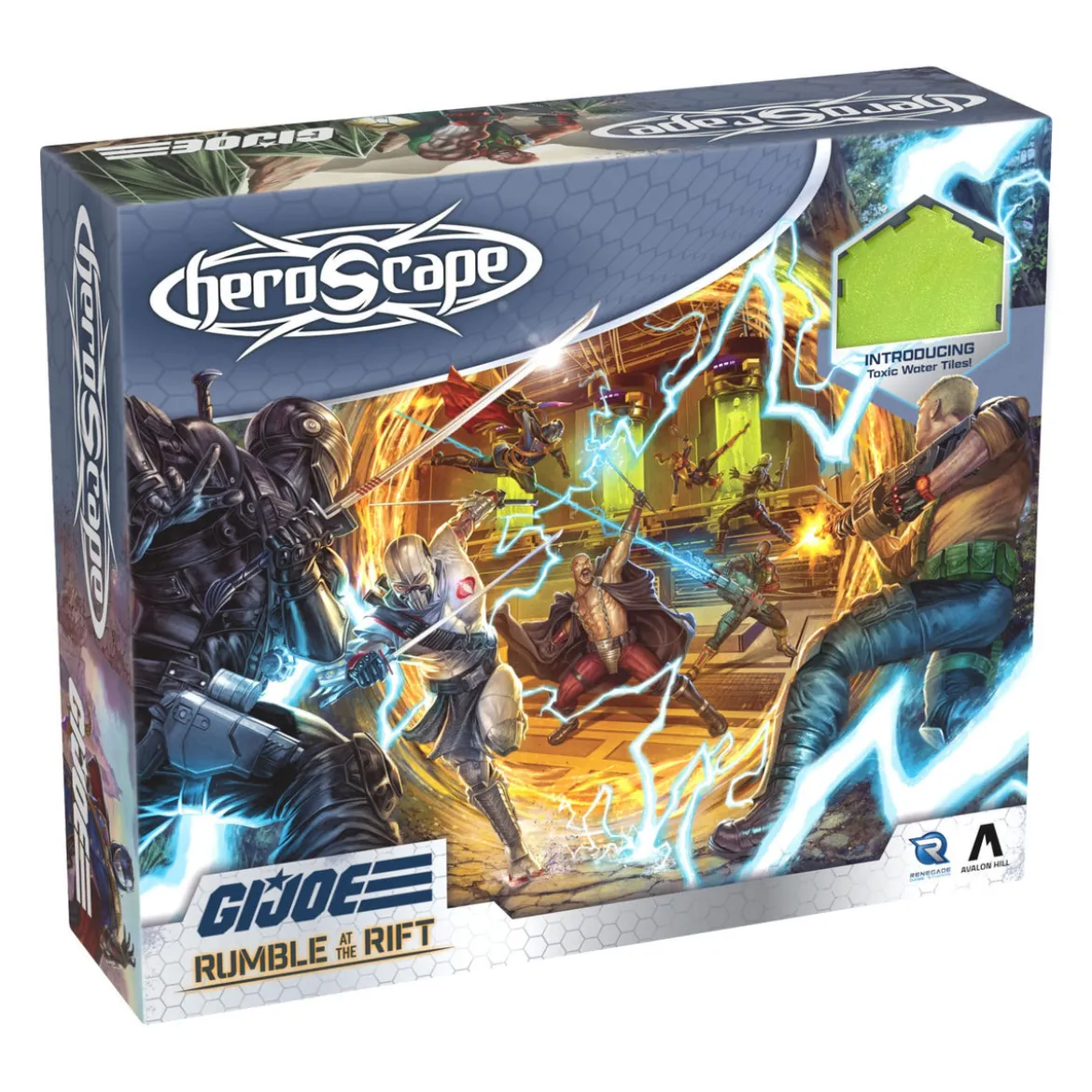 G.I. Joe Heroscape Brettspiel Rumble at the Rift Battle Box