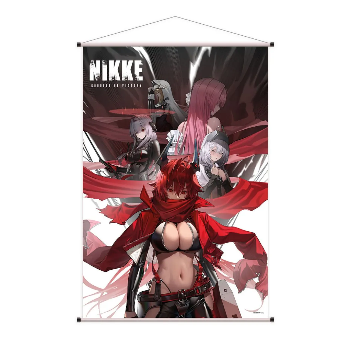 Goddess of Victory: Nikke Wandrolle Red Hood, Snow White, Scarlet, Dorothy & Rapunzel 60 x 90 cm