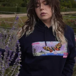 Godzilla - Mothra Hoodie blau