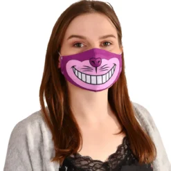 Grinsekatze Gesichtsmaske für Alice im Wunderland Fans pink