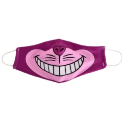 Grinsekatze Gesichtsmaske für Alice im Wunderland Fans pink