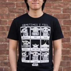 Grogu Emotions T-Shirt Damen schwarz - Star Wars The Mandalorian