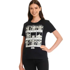Grogu Emotions T-Shirt Damen schwarz - Star Wars The Mandalorian