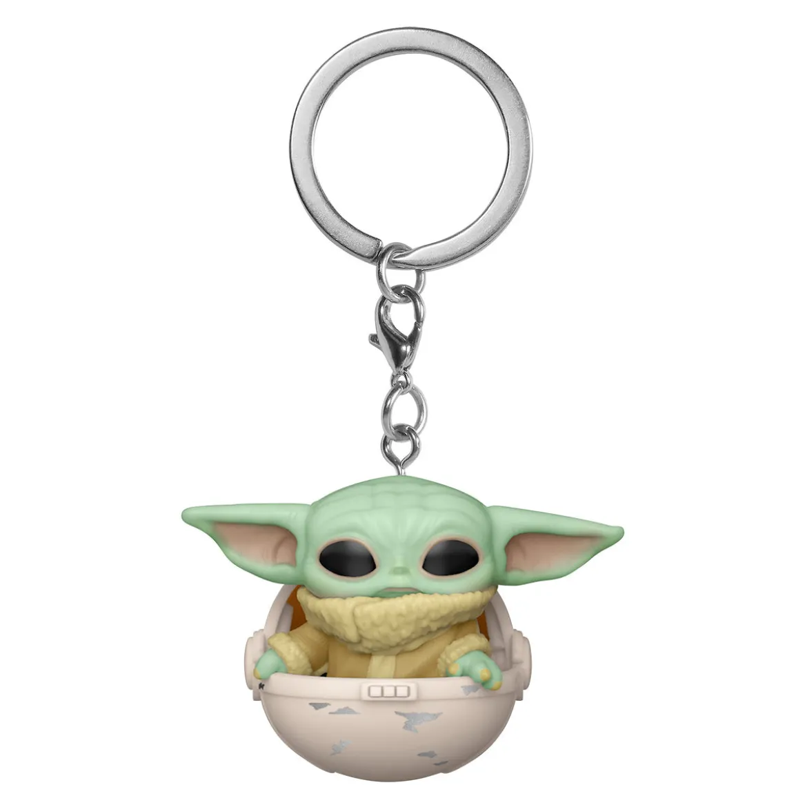 Grogu in Wiege Funko Pop Schlüsselanhänger - Star Wars The Mandalorian