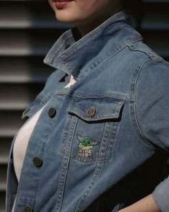 Grogu Jeansjacke Damen blau - Star Wars The Mandalorian