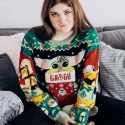 Grogu mit Mando Strickpullover - Star Wars The Mandalorian