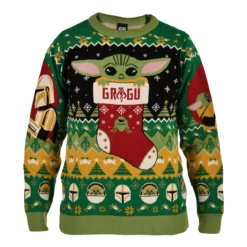 Grogu mit Mando Strickpullover - Star Wars The Mandalorian