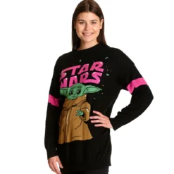 Grogu Oversize Sweater schwarz - Star Wars The Mandalorian