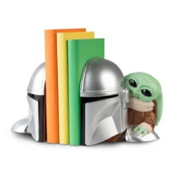Grogu und Mandalorianer Buchstützen - Star Wars The Mandalorian