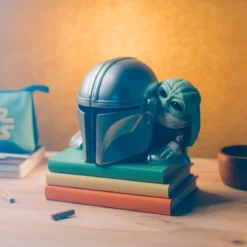 Grogu und Mandalorianer Buchstützen - Star Wars The Mandalorian