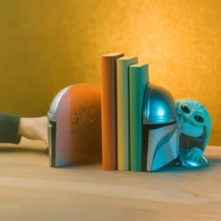 Grogu und Mandalorianer Buchstützen - Star Wars The Mandalorian