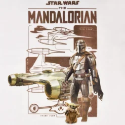 Grogu und Mandalorianer T-Shirt weiß - Star Wars The Mandalorian