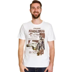 Grogu und Mandalorianer T-Shirt weiß - Star Wars The Mandalorian