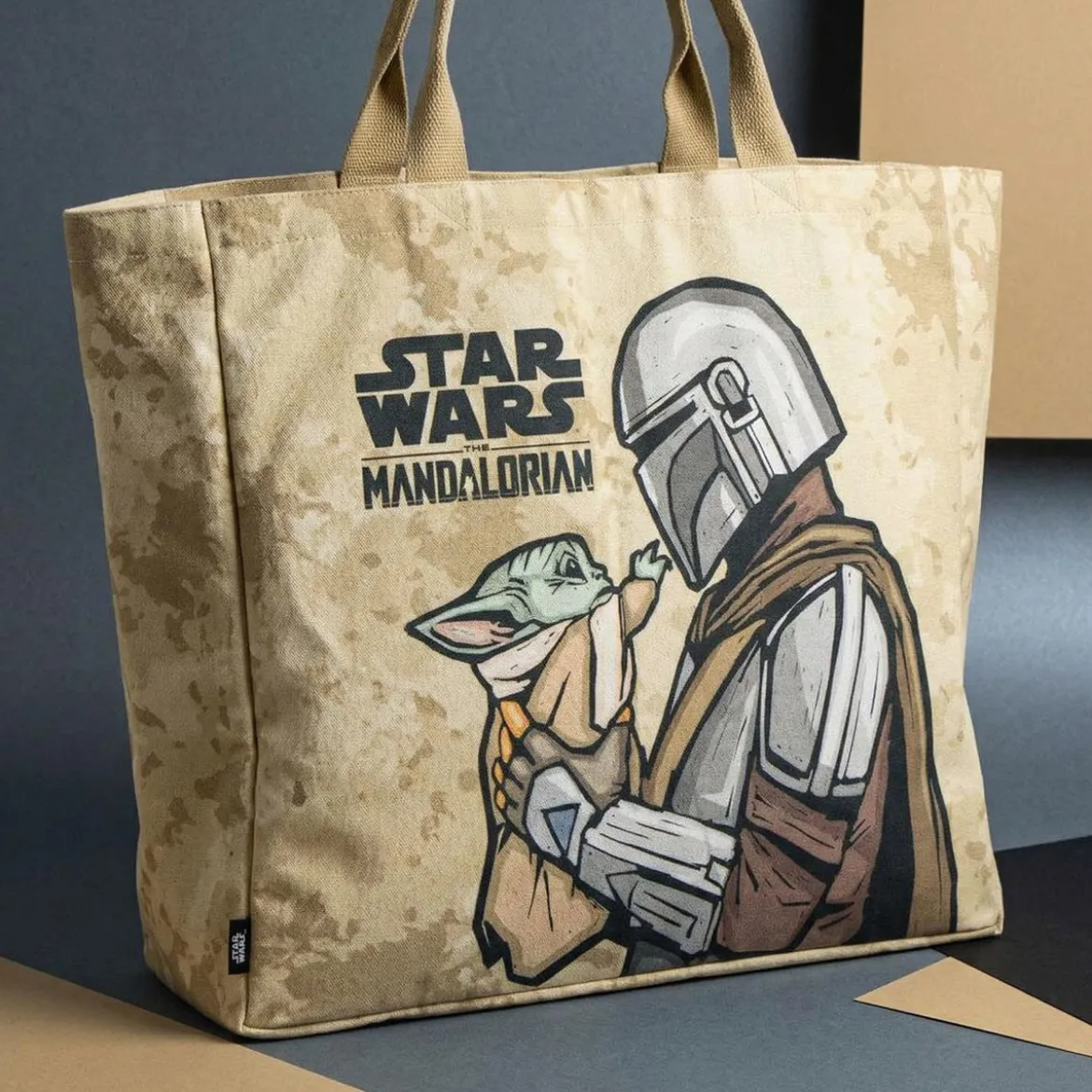 Grogu und Mando Shopper Tasche - Star Wars Mandalorian & Grogu