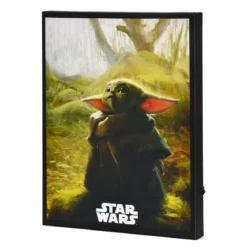 Grogu Wandbild mit Licht - Star Wars The Mandalorian