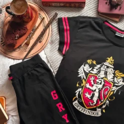 Gryffindor Wappen Pyjama schwarz - Harry Potter