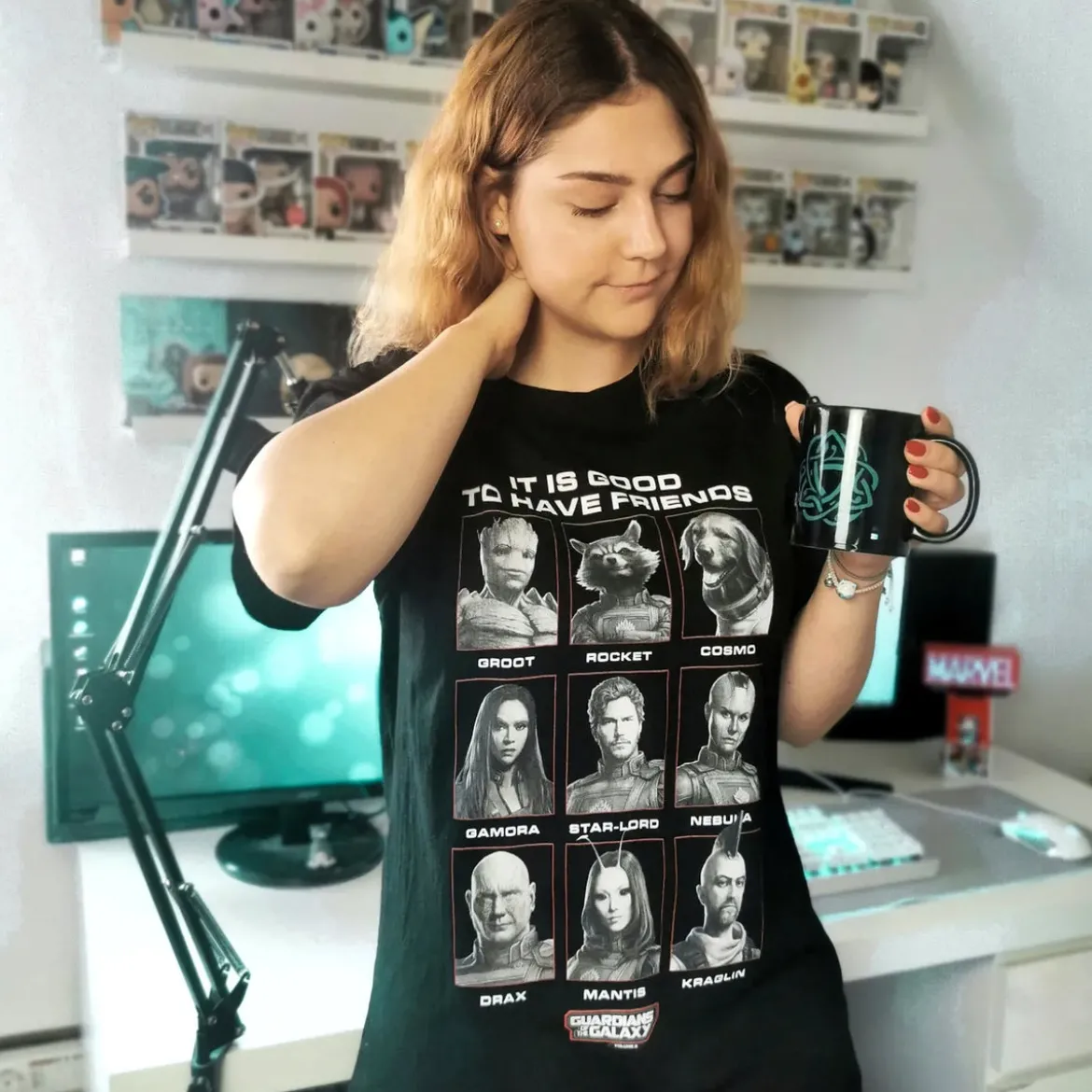Guardians of the Galaxy - Good Friends T-Shirt schwarz