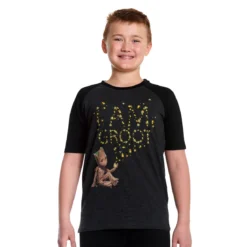Guardians of the Galaxy - Groot Glow in the Dark T-Shirt Kinder grau