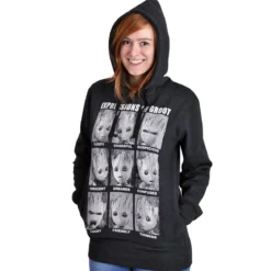 Guardians of the Galaxy - Groot Expressions Hoodie grau