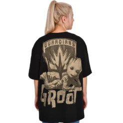 Guardians of the Galaxy - Groot Oversize T-Shirt schwarz