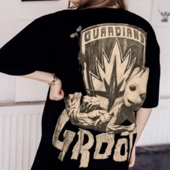 Guardians of the Galaxy - Groot Oversize T-Shirt schwarz