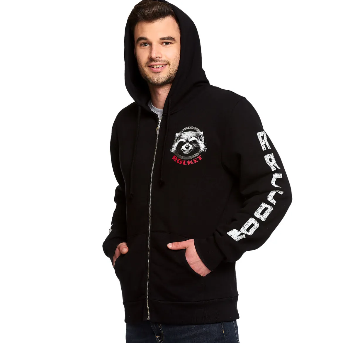 Guardians of the Galaxy - Rocket Raccoon Kapuzenjacke schwarz