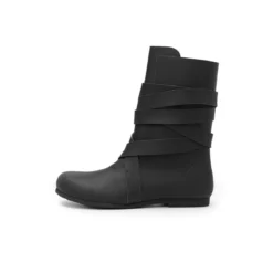 Haithabu Stiefel aus Nubukleder Floki schwarz