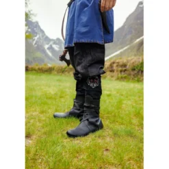 Haithabu Stiefel aus Nubukleder Floki schwarz