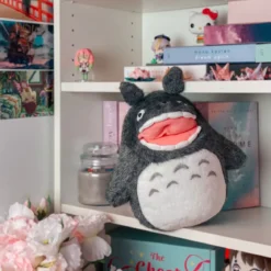 Happy Totoro Plüsch Figur grau