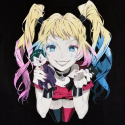 Harley Quinn - Puppets T-Shirt schwarz