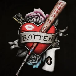 Harley Quinn - Rotten T-Shirt schwarz