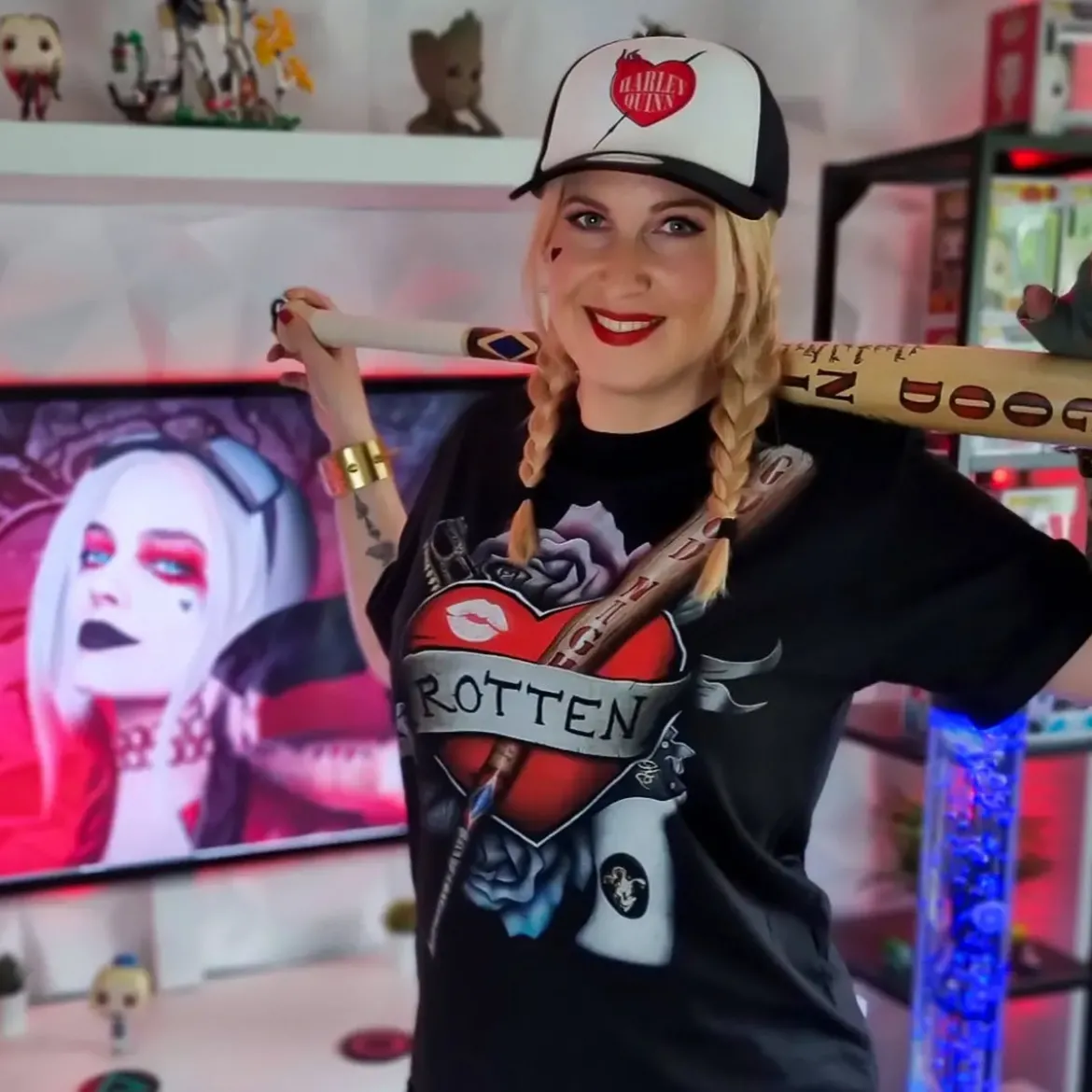 Harley Quinn - Rotten T-Shirt schwarz