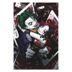 Harley Quinn und Joker Anime Maxi Poster