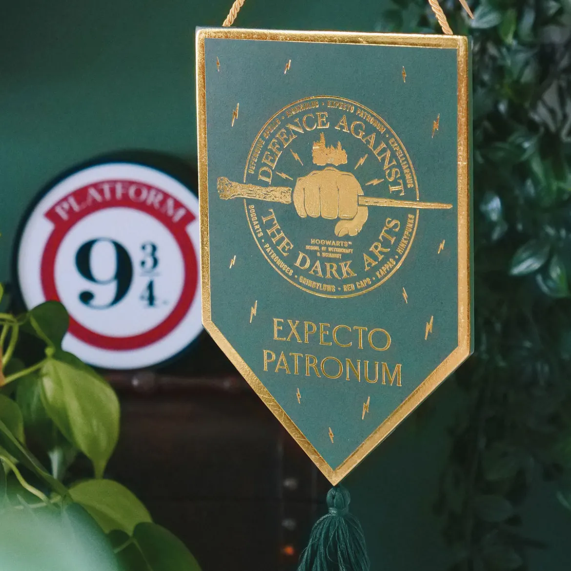 Harry Potter - Alumni Expecto Patronum Wandbild Holz