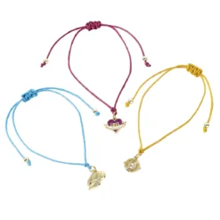 Harry Potter - Armbänder 3er Set mit Anhänger
