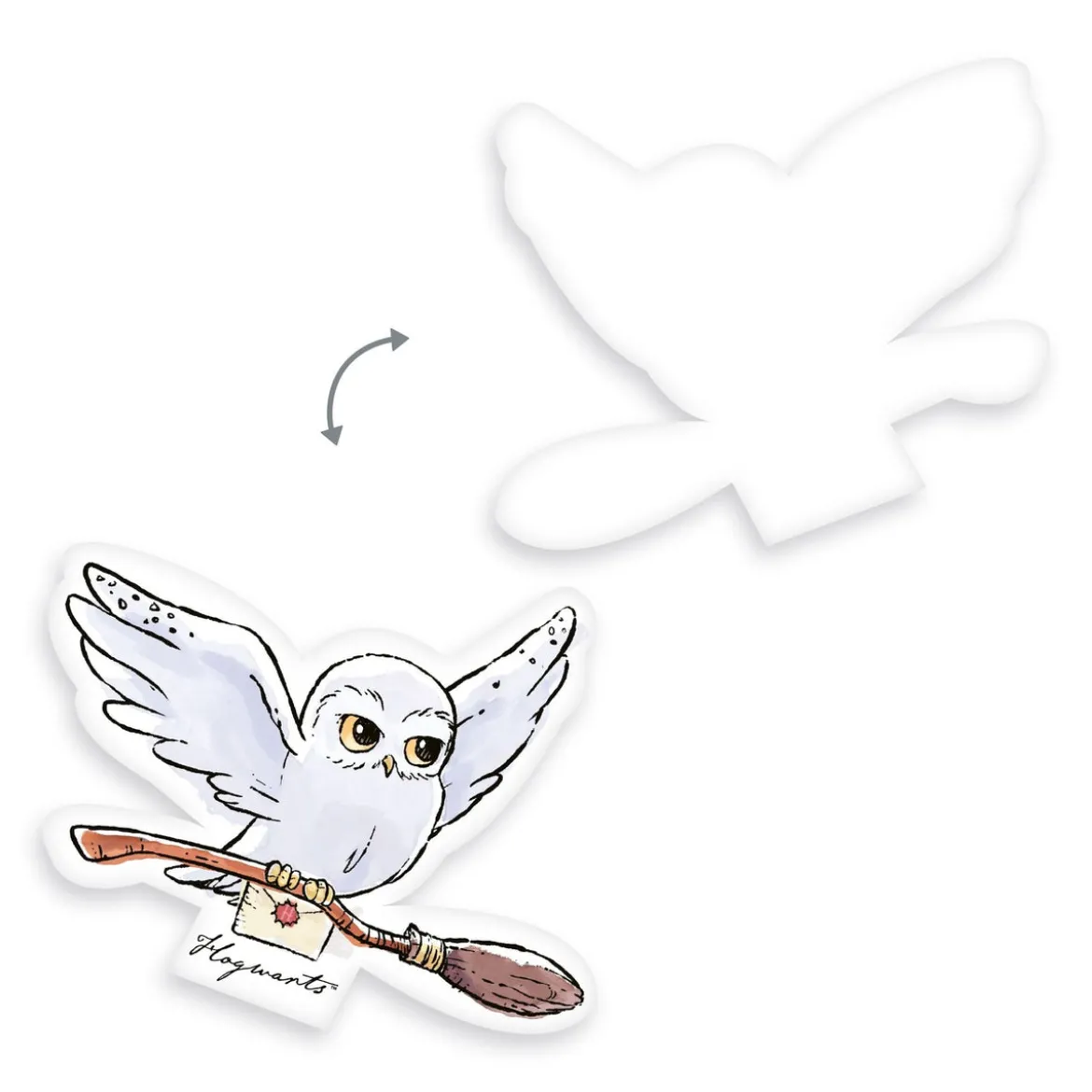 Harry Potter Dekokissen Hedwig Flying 38 cm