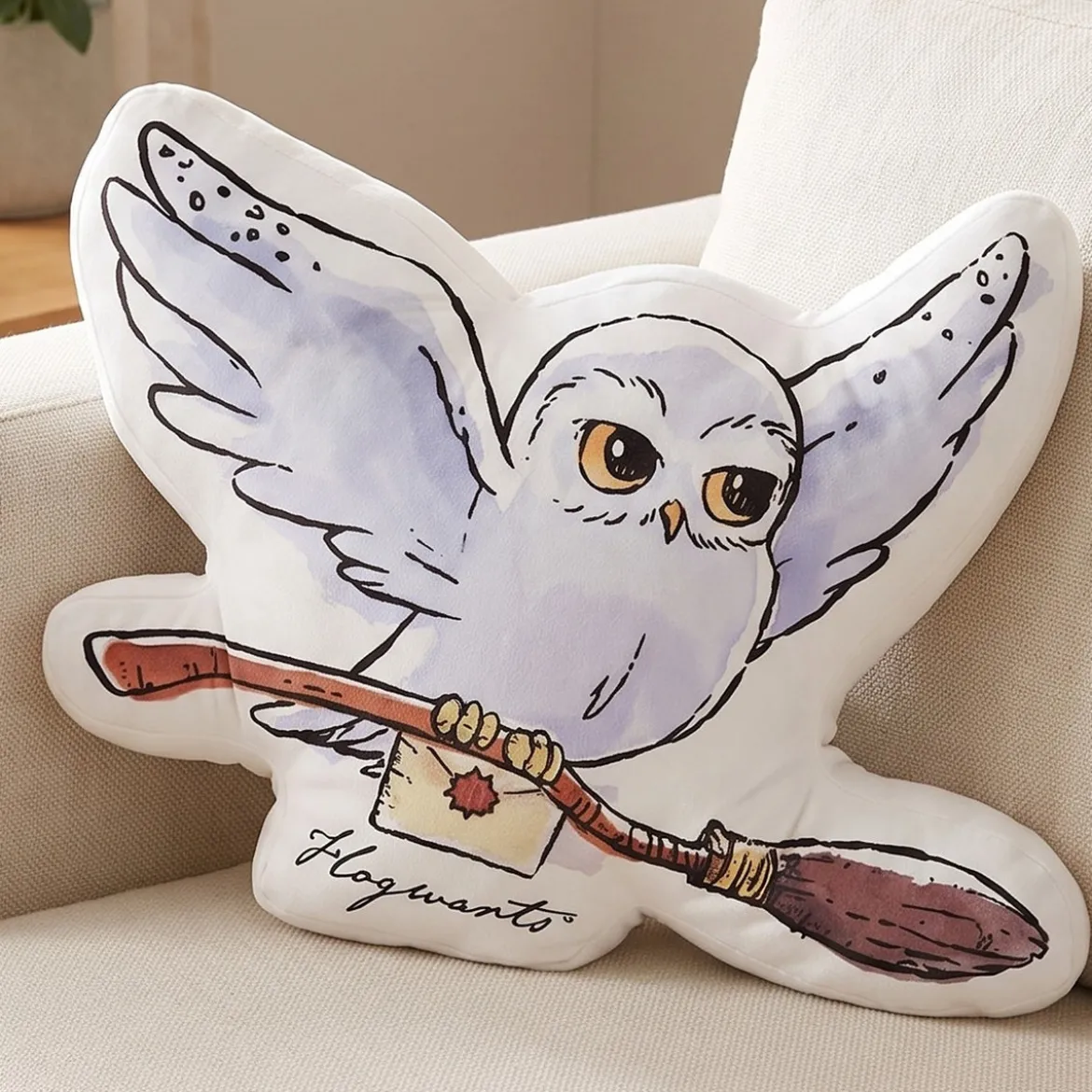 Harry Potter Dekokissen Hedwig Flying 38 cm