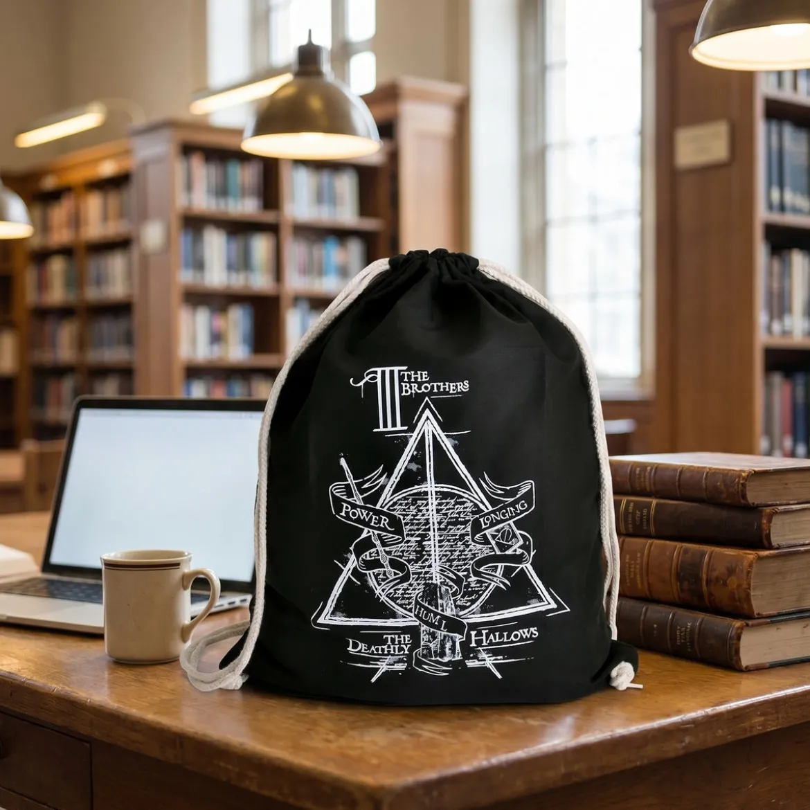 Harry Potter - Die Drei Brüder Sportbag schwarz