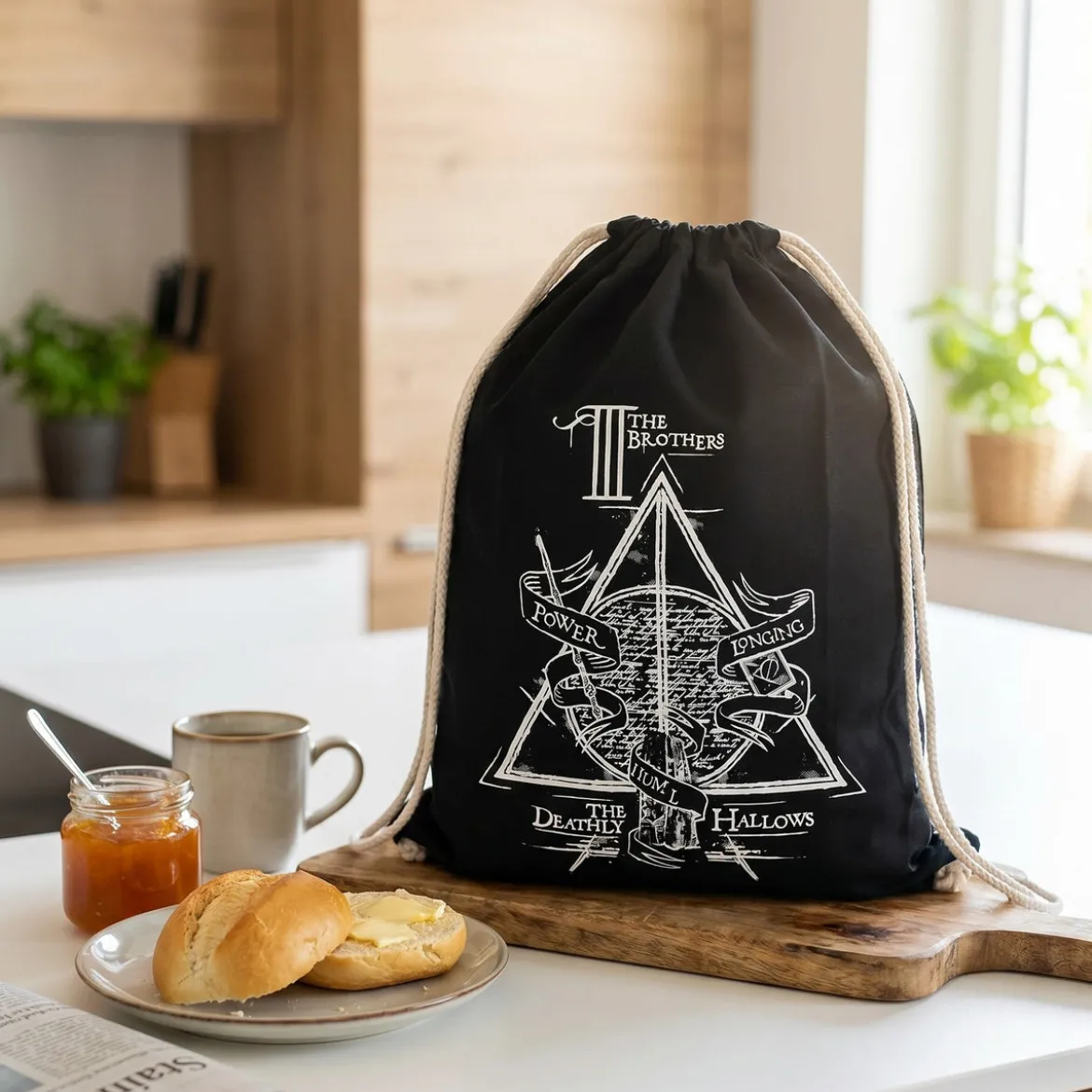 Harry Potter - Die Drei Brüder Sportbag schwarz